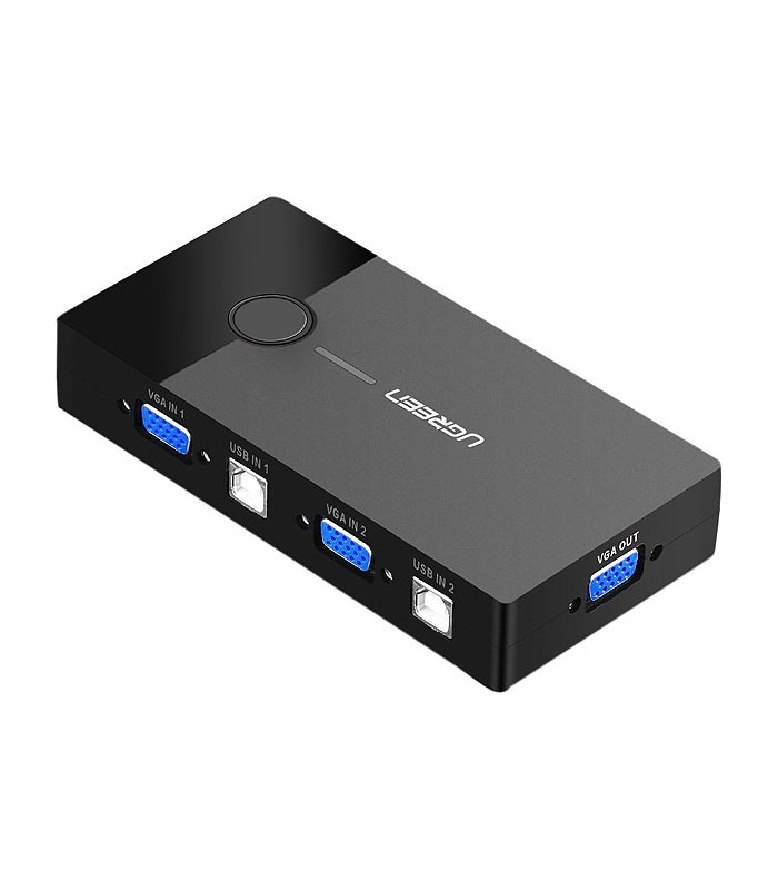 کی وی ام سوئیچ 2 پورت VGA با پورت USB همراه کابل یوگرین 30357