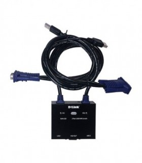 کی وی ام سوئیچ 2 پورت VGA دی لینک DKVM‑222