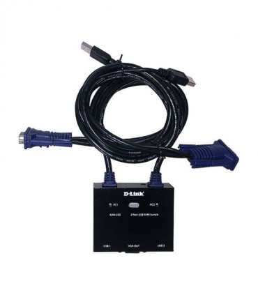 کی وی ام سوئیچ 2 پورت VGA دی لینک DKVM‑222