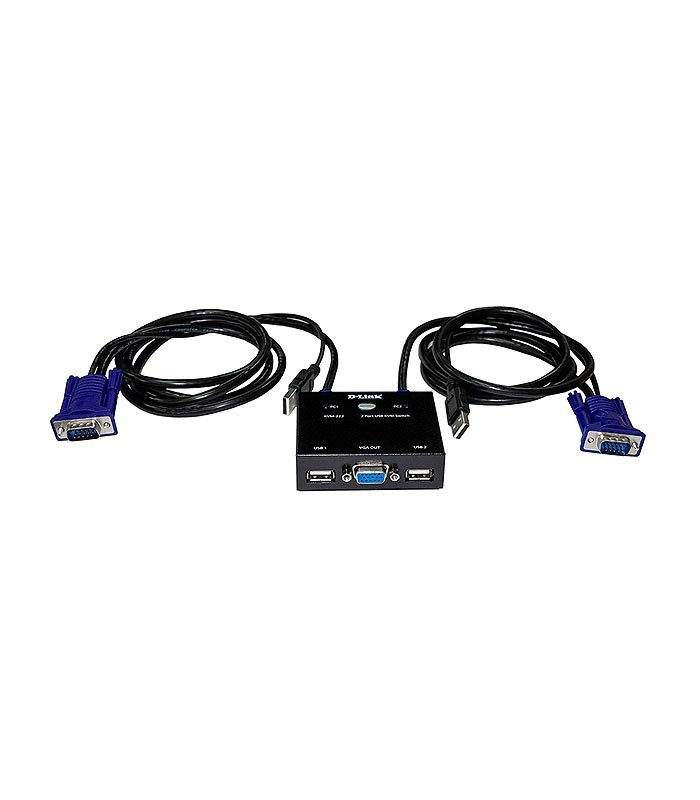 کی وی ام سوئیچ 2 پورت VGA دی لینک DKVM‑222