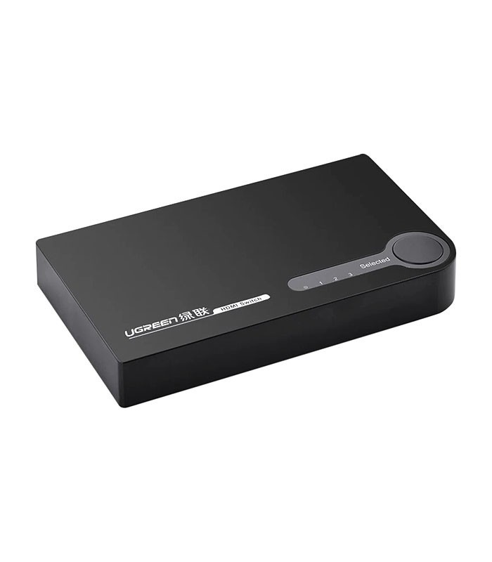 سوئیچ 3 پورت HDMI با قابلیت 3D و رزولوشن 4K با ریموت کنترل یوگرین 40234