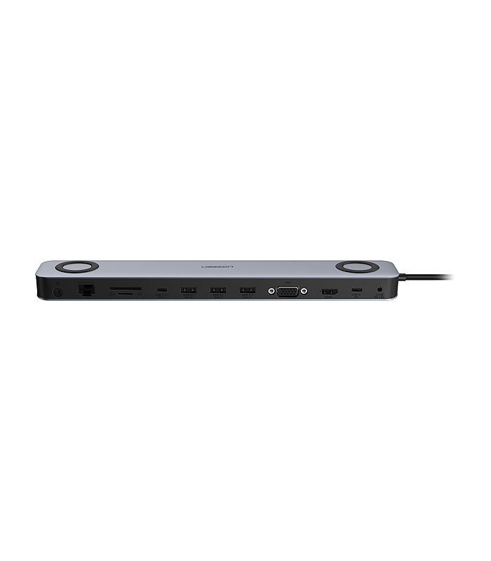 هاب 11 پورت Type C به 3.1 USB با پورت HDMI و LAN و Type C و درگاه کارت حافظه با قابلیت PD یوگرین 60188 CM235