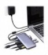 هاب 10 پورت 3.0 USB با پورت HDMI و VGA و DisplayPort و Type C درگاه کارت حافظه با قابلیت PD یوگرین 70305 CM280