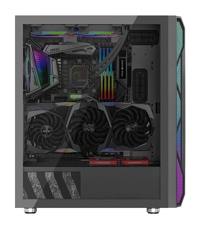 کیس کامپیوتر گیمینگ گرین GRIFFIN G2