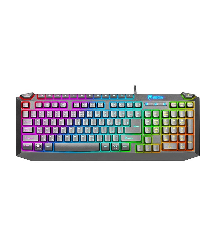 کیبورد باسیم گیمینگ گرین GK701-RGB با حروف فارسی