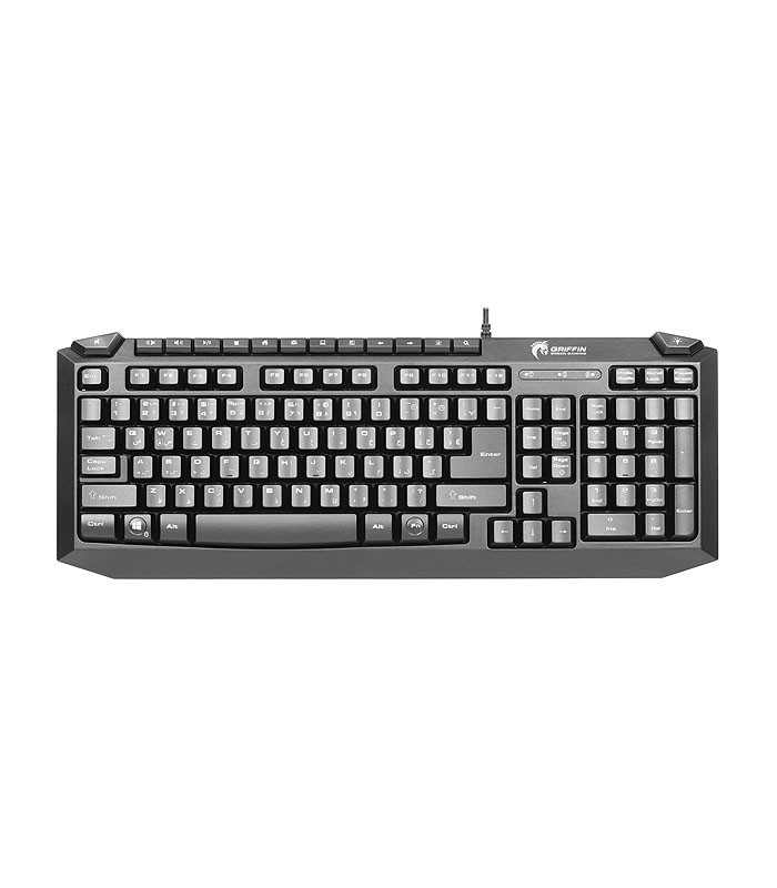 کیبورد باسیم گیمینگ گرین GK701-RGB با حروف فارسی