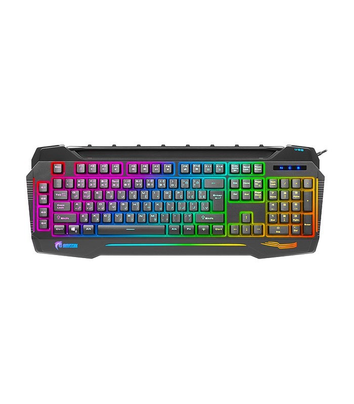 کیبورد باسیم گیمینگ گرین GK702-RGB با حروف فارسی