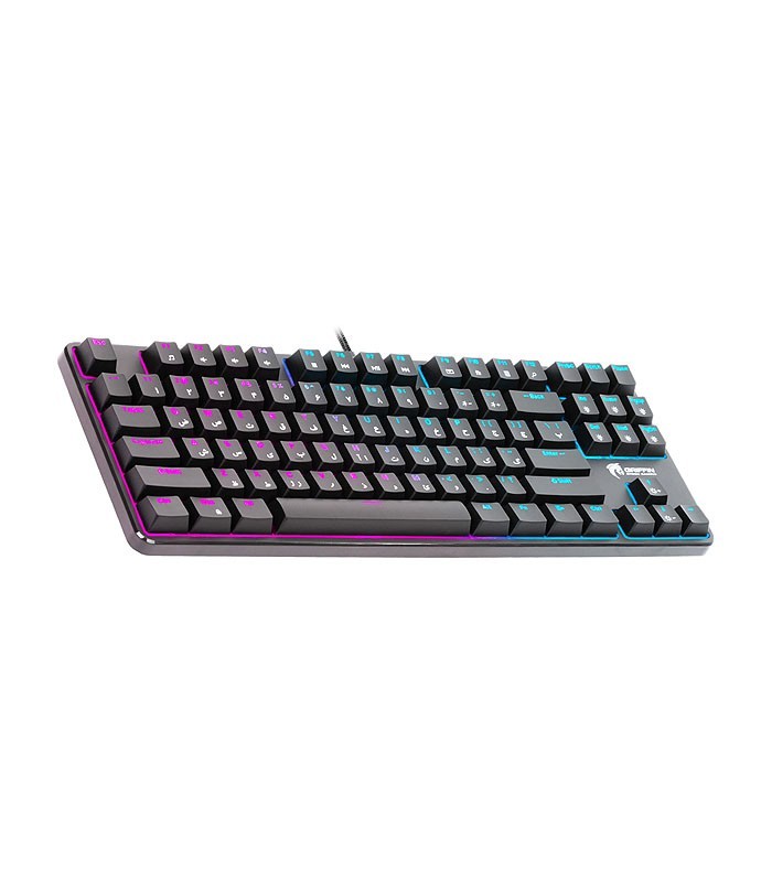 کیبورد باسیم گیمینگ گرین GK801-RGB با حروف فارسی