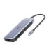 هاب 9 پورت Type C به 3.0 USB با پورت HDMI و VGA و DisplayPort و LAN و درگاه کارت حافظه با قابلیت PD یوگرین 70301 CM274