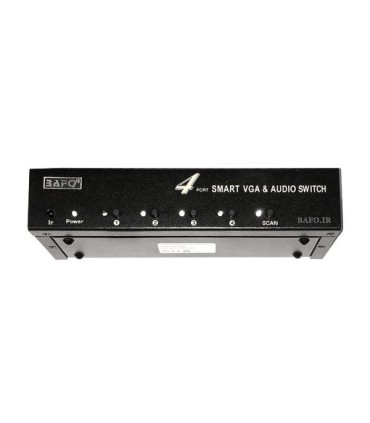 سوئیچ 4 پورت VGA با خروجی صدا بافو BF-S401