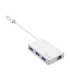 هاب 4 پورت Type C به USB 3.0 با پورت LAN بافو BF-333