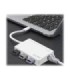 هاب 4 پورت Type C به USB 3.0 با پورت LAN بافو BF-333