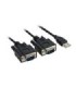 کابل تبدیل USB به دو پورت سریال RS232 بافو BF-816