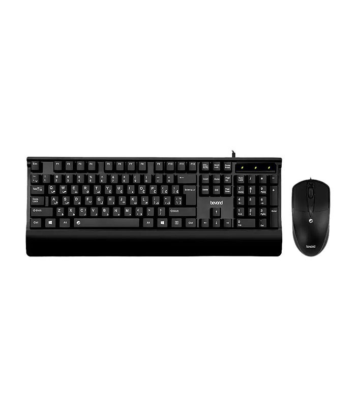 کیبورد و ماوس باسیم بیاند BMK-3480 با حروف فارسی