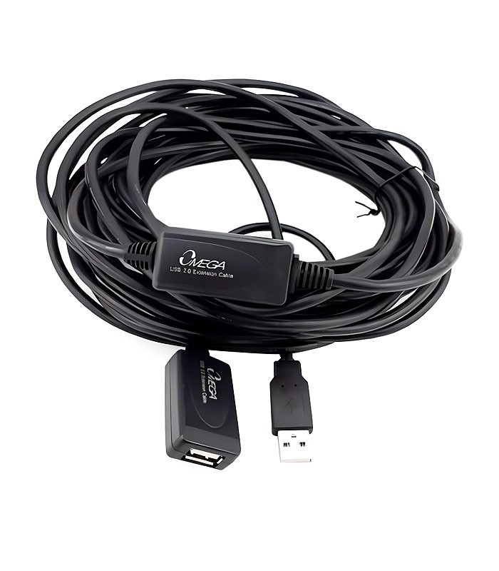 کابل افزایش طول (اکتیو) USB 2.0 امگا