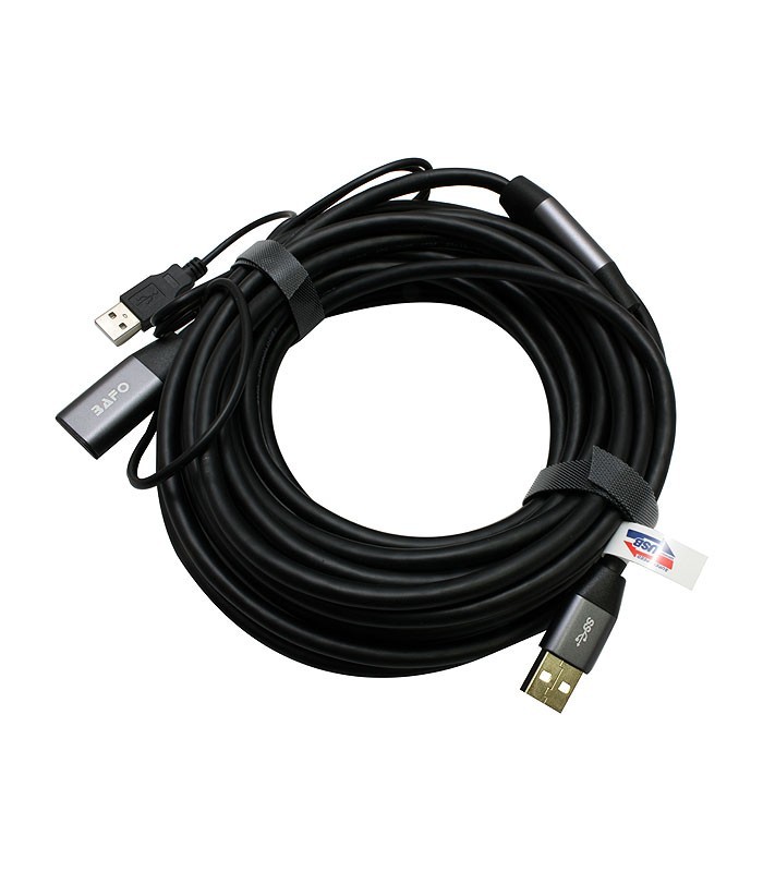 کابل افزایش طول (اکتیو) USB 2.0 همراه پورت تقویت کننده USB 2.0 بافو BF-3002