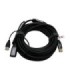 کابل افزایش طول (اکتیو) USB 2.0 همراه پورت تقویت کننده USB 2.0 بافو BF-3002