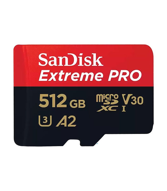 کارت حافظه microSDXC سن دیسک Extreme PRO کلاس 10 سرعت 200MBps ظرفیت 512 گیگابایت همراه با آداپتور SD