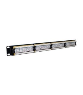 پچ پنل 24 پورت همراه با کیستون Cat6 UTP بافو