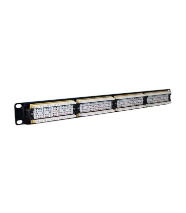 پچ پنل 24 پورت همراه با کیستون Cat6 UTP بافو