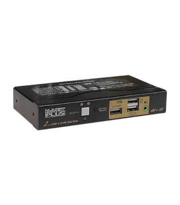 کی وی ام سوئیچ 2 پورت Type C اتوماتیک همراه کابل کی نت پلاس KP-SWKC002