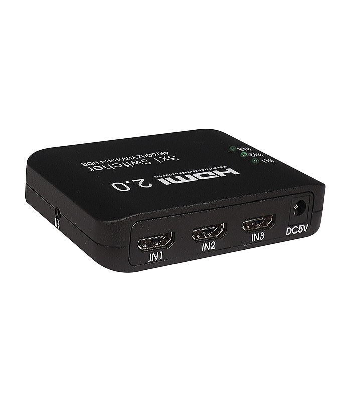 سوئیچ 3 پورت HDMI همراه آداپتور کی نت پلاس KP-SWHD2003