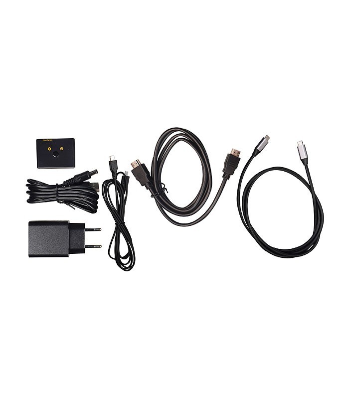 کی وی ام سوئیچ 2 پورت DisplayPort و HDMI اتوماتیک همراه کابل کی نت پلاس KP-SWKCHD02