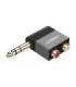 تبدیل 1 به 2 صدا استریو 6.35 میلی متر به RCA نر یوگرین AV147 40846