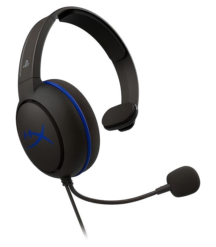 هدست گیمینگ باسیم تک گوش هایپر ایکس Cloud Chat HX-HSCCHS-BK/AS 4P5J3AB