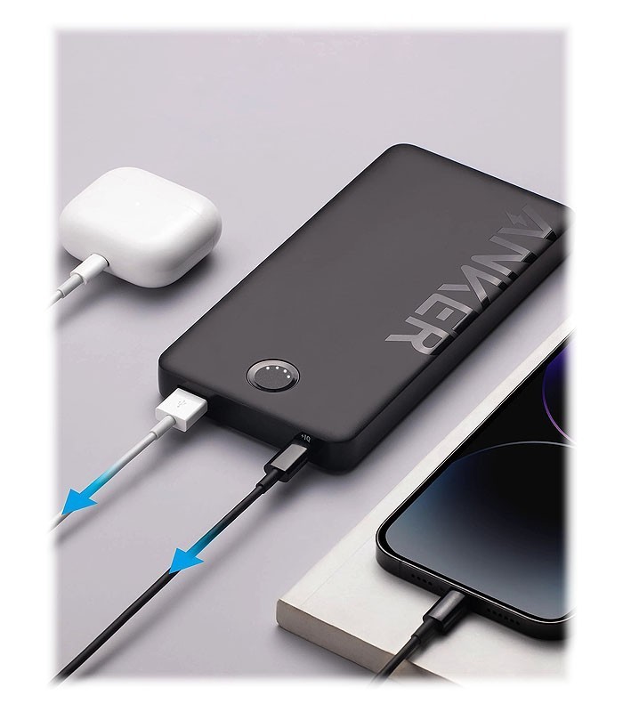 پاور بانک انکر PowerCore PIQ A1334 323 با ظرفیت 10000 میلی آمپر ساعت