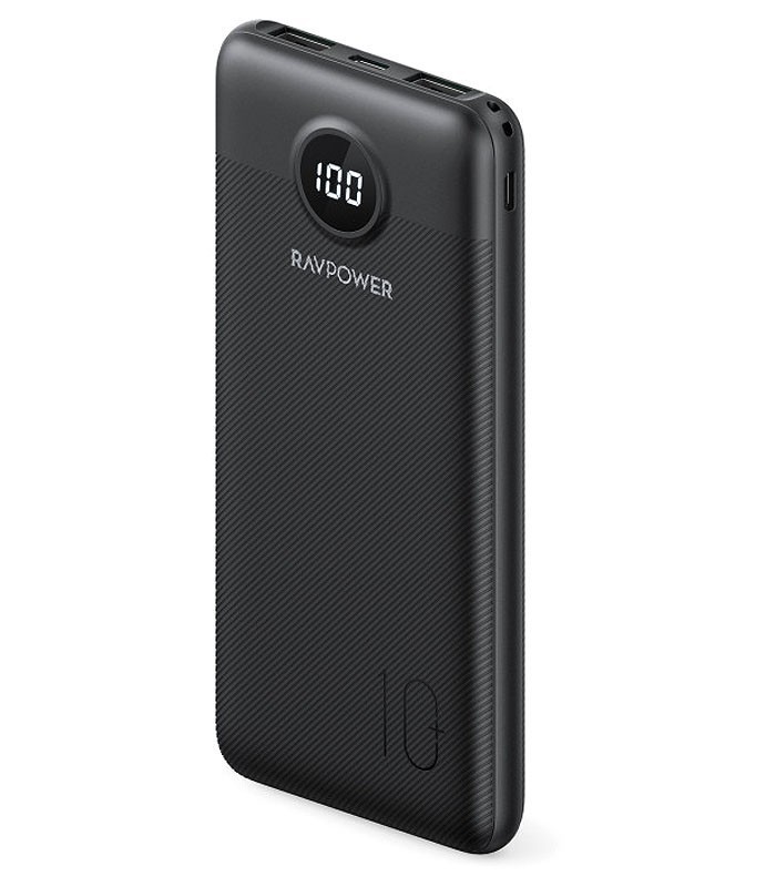 پاور بانک راوپاور RP-PB1204 با ظرفیت 10000 میلی آمپر ساعت