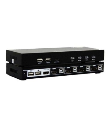کی وی ام سوئیچ 4 پورت HDMI اتوماتیک همراه کابل کی نت K-SWKH404