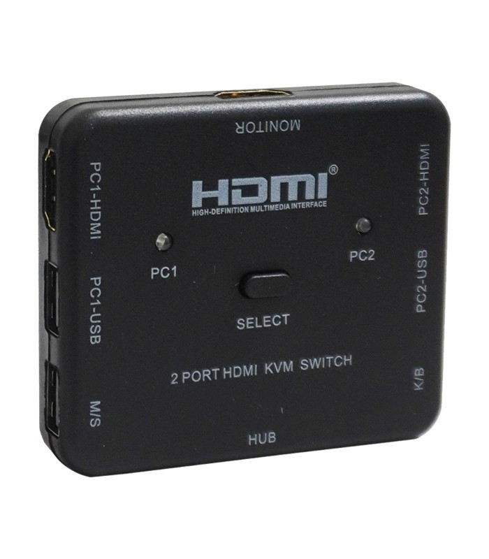 کی وی ام سوئیچ 2 پورت HDMI دستی وی نت V-SWKHM4K2