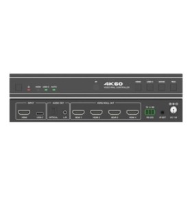 سوئیچ کنترلر ویدیو وال 4 پورت HDMI با رزولوشن 4k با ریموت کنترل فرانت FN-W214C
