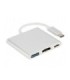 هاب 3 پورت Type C به 3.0 USB با پورت HDMI با قابلیت PD لایمستون LS-UCH