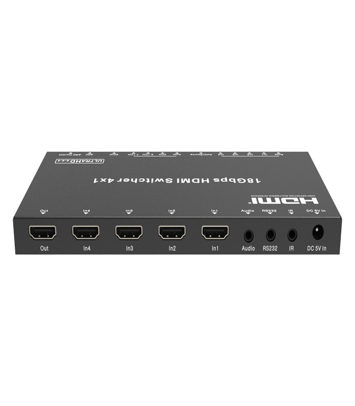 سوئیچ 4 پورت HDMI v2.0 با خروجی صدا و RS232 فرانت FN-S241A
