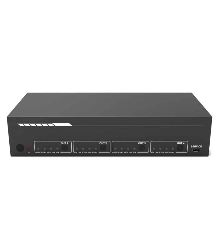 ماتریکس سوئیچ 4 در 4 HDMI با قابلیت 3D و رزولوشن 4K با ریموت کنترل فرانت FN-V244