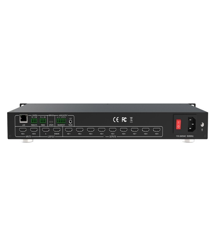سوئیچ کنترلر ویدیو وال 2 در 9 HDMI با قابلیت 3D و رزولوشن 4Kx2K فرانت FN-W209