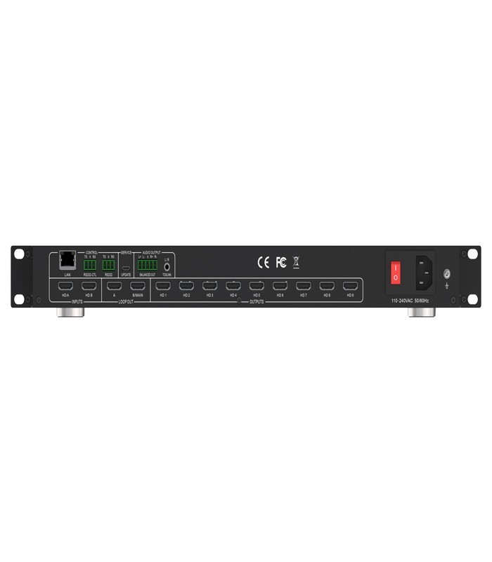 سوئیچ کنترلر ویدیو وال 2 در 9 HDMI با قابلیت 3D و رزولوشن 4Kx2K فرانت FN-W209