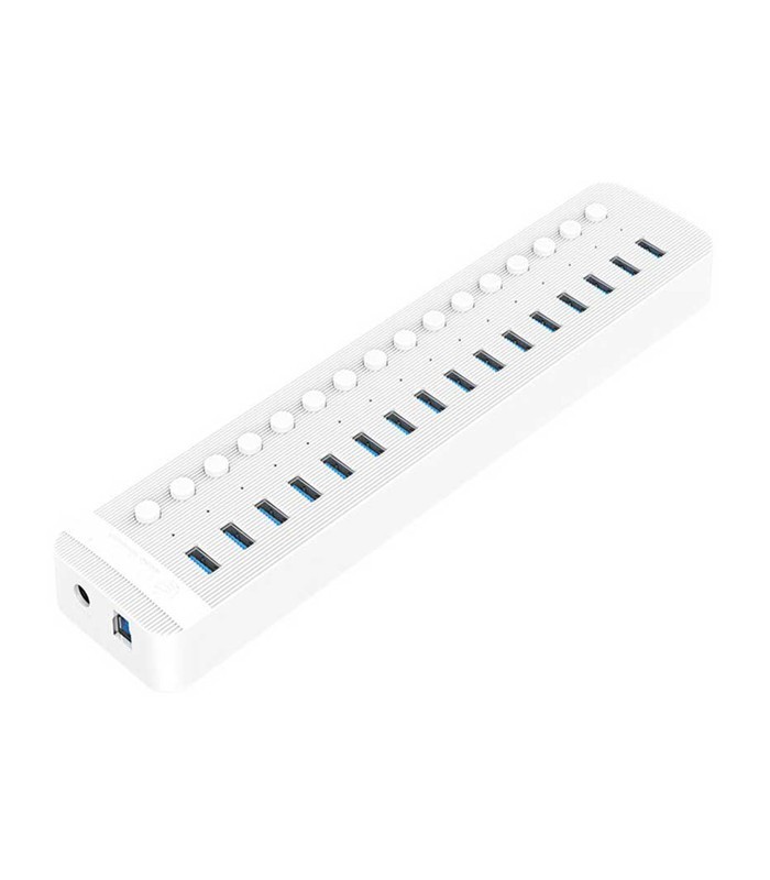 هاب 16 پورت USB 3.0 کلید دار همراه آداپتور اوریکو CT2U3-16AB