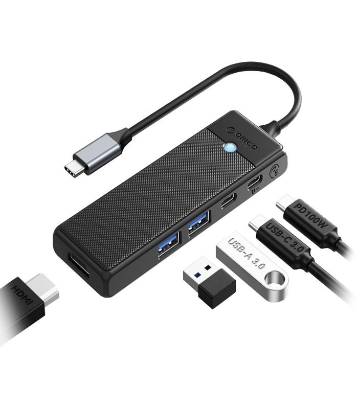 هاب 5 پورت Type C اوریکو PWD-5P