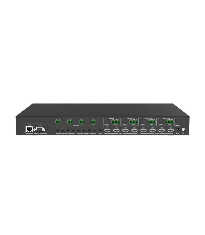 ماتریکس سوئیچ 4 در 4 HDMI با قابلیت ویدیو وال و ماتریکس صدا با ریموت کنترل فرانت FN-W244
