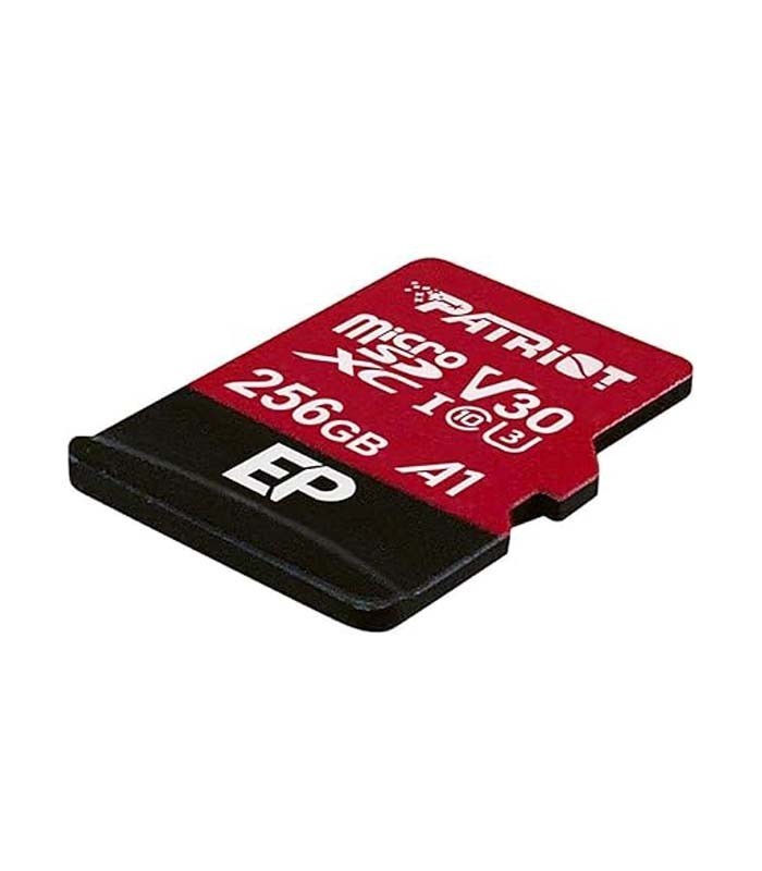 کارت حافظه microSDXC پاتریوت EP کلاس 10 سرعت 90MBps ظرفیت 256 گیگابایت همراه با آداپتور SD