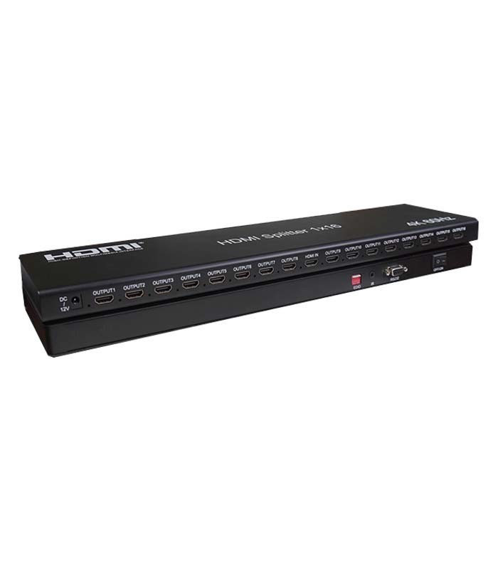 اسپلیتر 16 پورت HDMI با رزولوشن 4K و قابلیت EDID کی نت K-SPHD2016