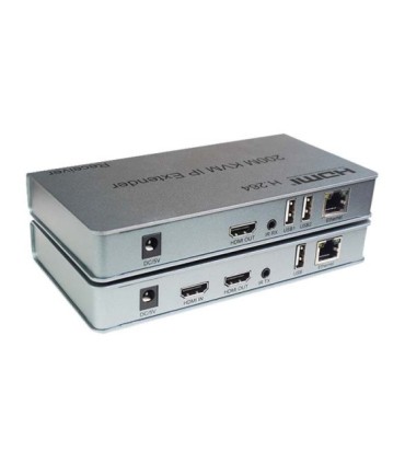 افزایش طول HDMI و USB (کی وی ام) بر روی کابل شبکه تا 200 متر کی نت K-EXKHDIP200