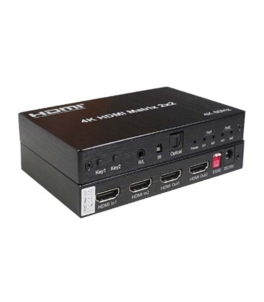 ماتریکس سوئیچ 2 در 2 HDMI با ریموت کنترل کی نت K-MAHD2022