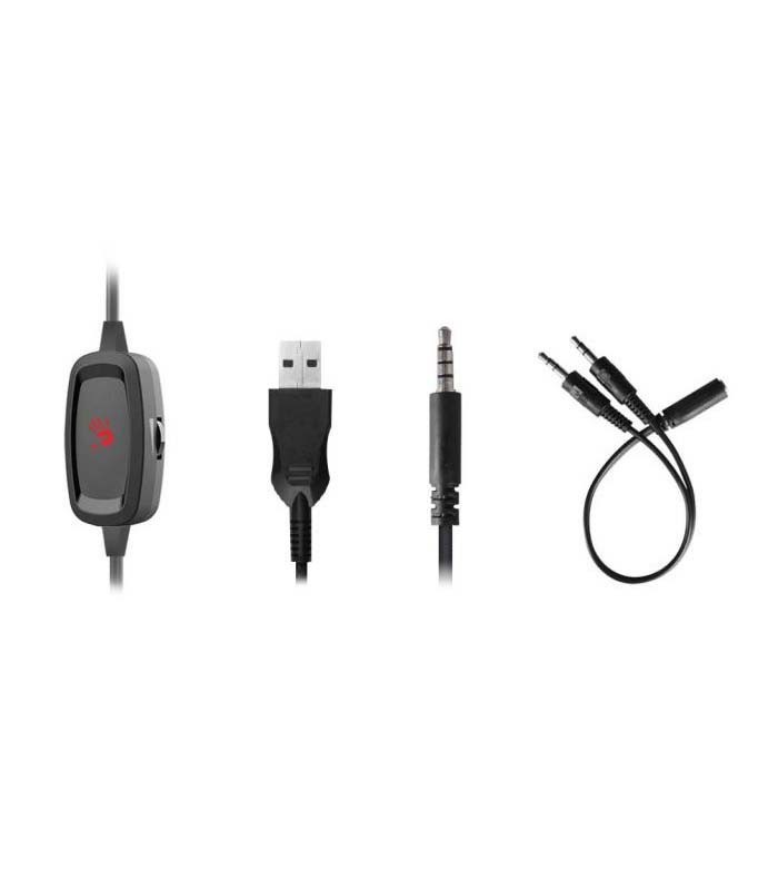هدست گیمینگ باسیم ای فورتک سری بلادی G330P 