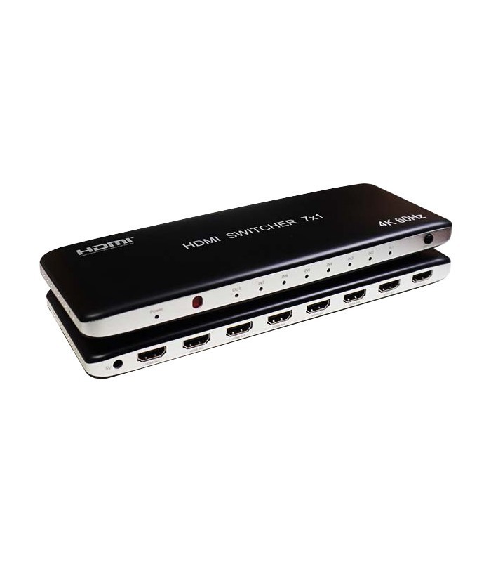 سوئیچ 7 پورت HDMI با رزولوشن 4K و ریموت کنترل کی نت K-SWHD2007
