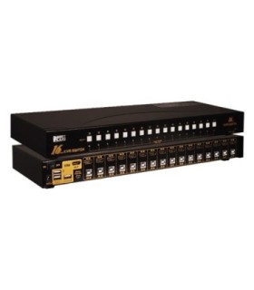 کی وی ام سوئیچ 16 پورت HDMI اتوماتیک کی نت پلاس KP-H6216