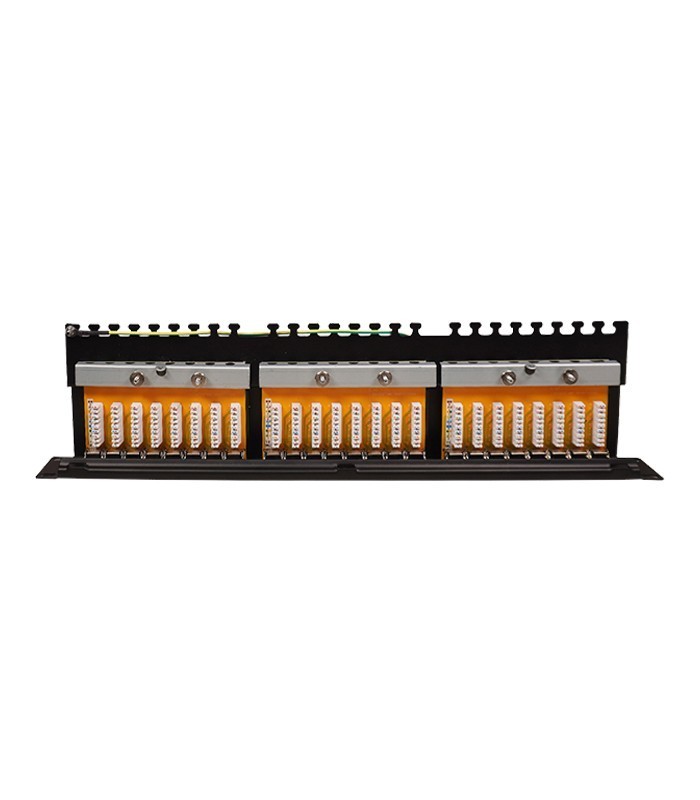 پچ پنل 24 پورت همراه با کیستون Cat6a STP کی نت K-NPC6AS024